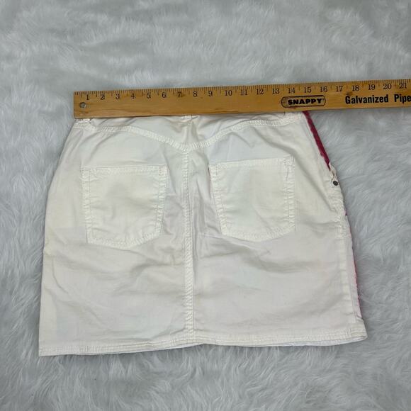 Gianfranco Ferre graphic cargo mini skirt size 28 - Picture 2 of 5